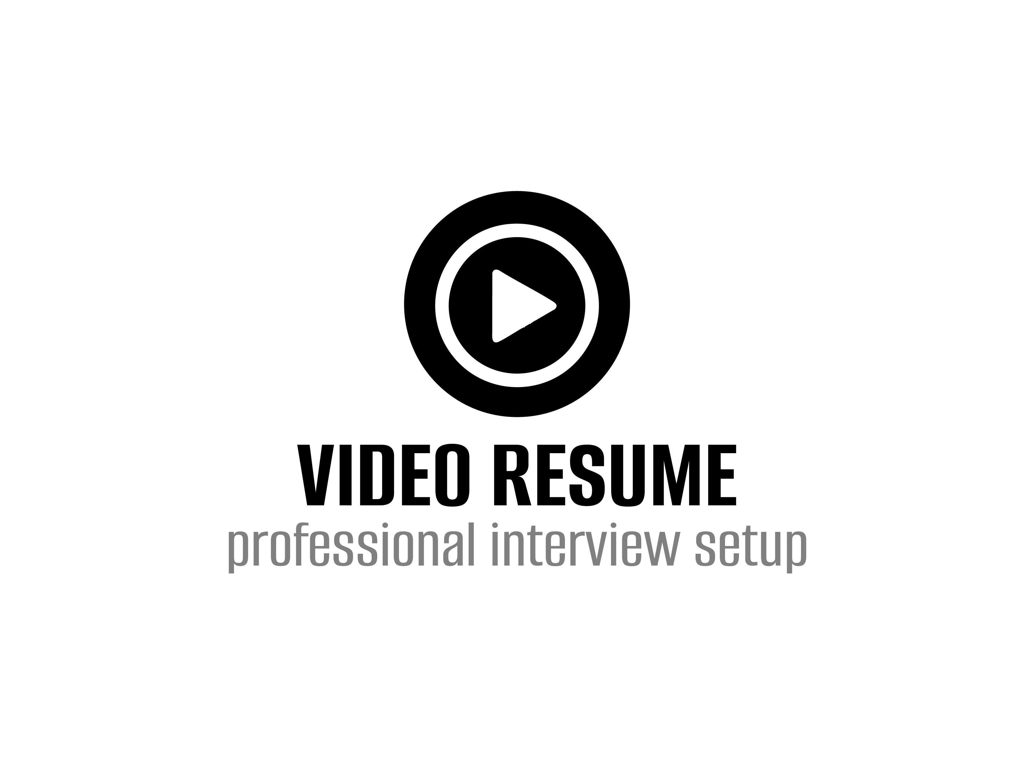 Professional Video Resume